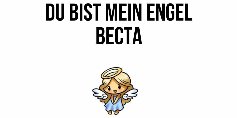 Открытка на каждый день с именем, Веста Du bist mein Engel ангел Прикольная открытка с пожеланием онлайн скачать бесплатно 