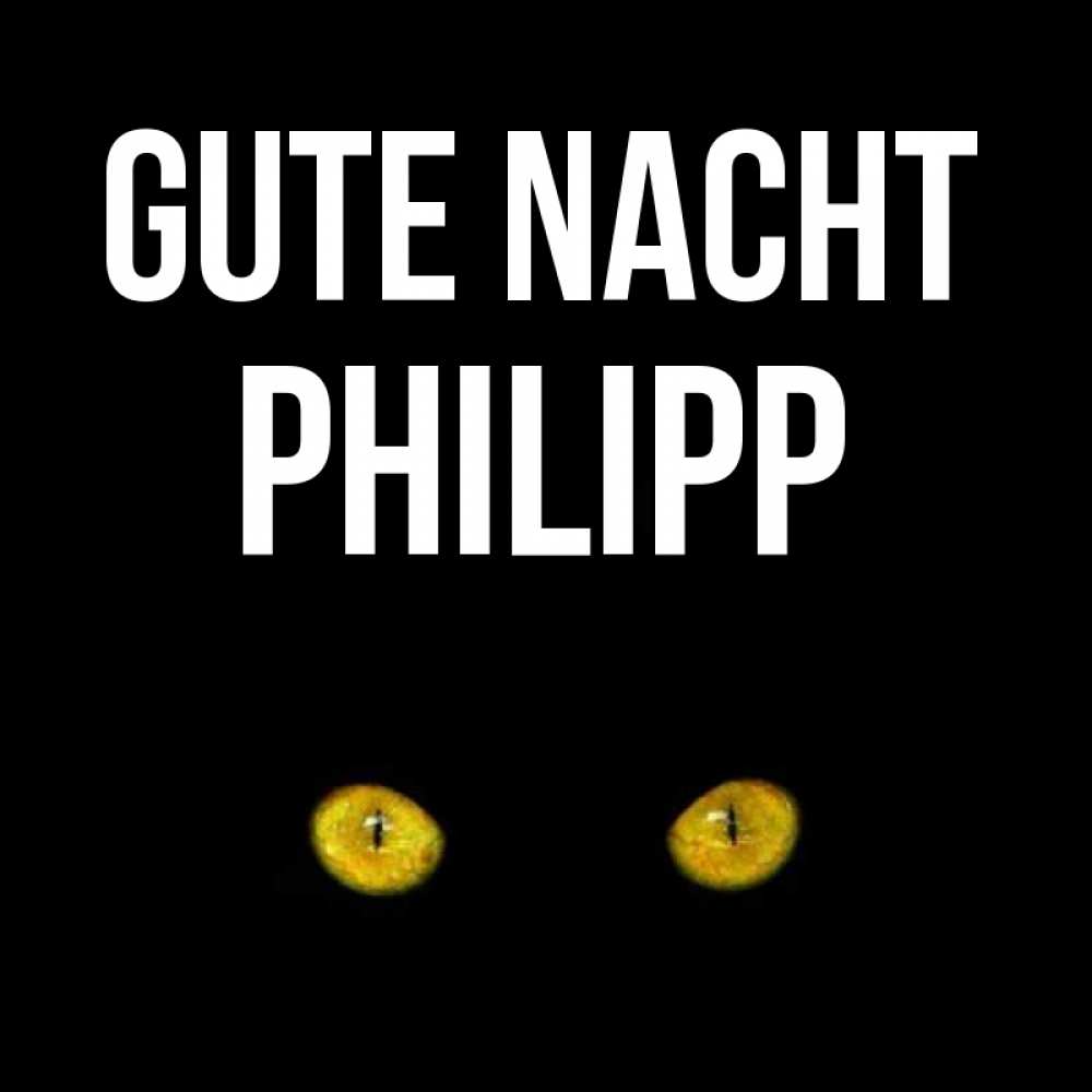 Открытка на каждый день с именем, Philipp Gute Nacht сладких снов бесстрашный мой дружочек Прикольная открытка с пожеланием онлайн скачать бесплатно 